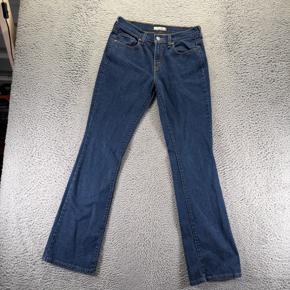 Levi's Denim - Levi's 515 Jeans Womens 6 Blue Cotton Denim Bootcut Leg Workwear Travel Stretch